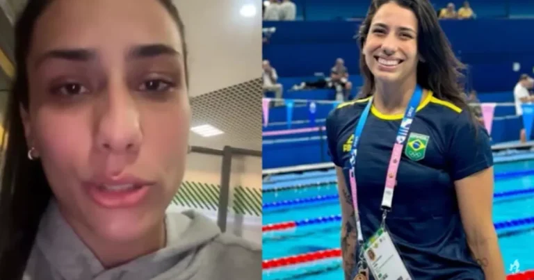 Nadadora brasileira expulsa da Olimpíada se explica e denuncia assédio
