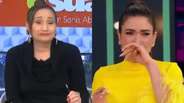 Sonia Abrão não segura a emoção e chora ao comentar retorno de Patrícia Abravanel às gravações