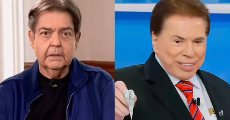 Faustão reaparece na Globo para homenagear Silvio Santos