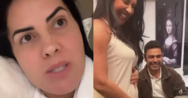 Graciele Lacerda revela grande em meio à gravidez: ‘Entrei em pânico’