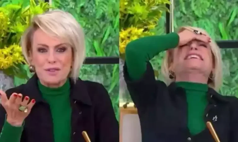 Ana Maria Braga é pega de surpresa ao vivo com atitude de convidada do Mais Você: “Meu Deus!”