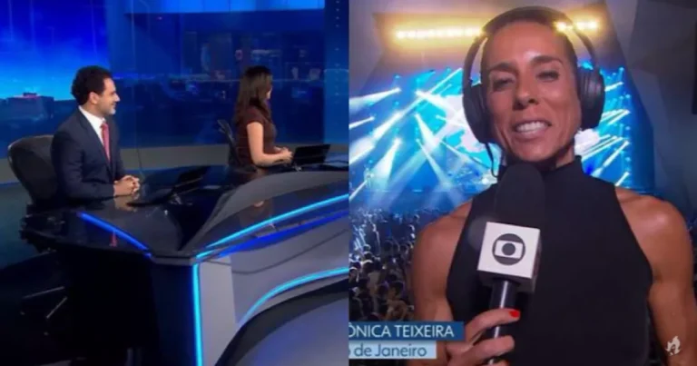 Repórter é gentil com seu ex-marido ao entrar ao vivo no ‘Jornal Nacional’