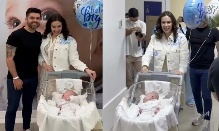 Filho de Nadja Haddad recebe alta após 6 meses internado na UTI Neonatal