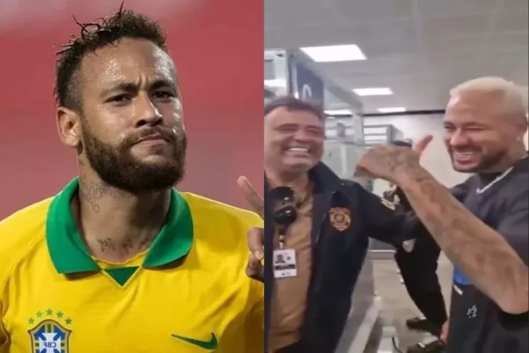 Vídeo: Policial federal aborda Neymar e surpreende com pergunta inusitada