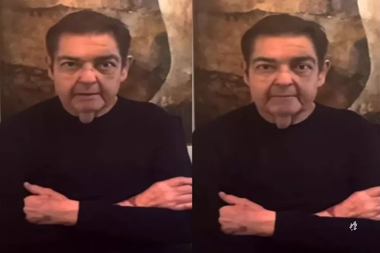 Vídeo: Longe da TV, Faustão surge para homenagear ex-diretor da Globo: ‘Lúcido’