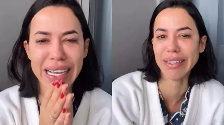 A Fazenda 16: Chorando muito, Larissa quebra protocolo e cobra atitude de Sacha: ‘Por que não se pronuncia?’