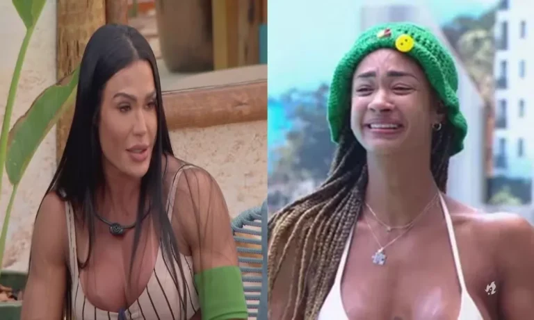 BBB 25: Gracyanne Barbosa dá lição de moral e deixa Aline sensibilizada