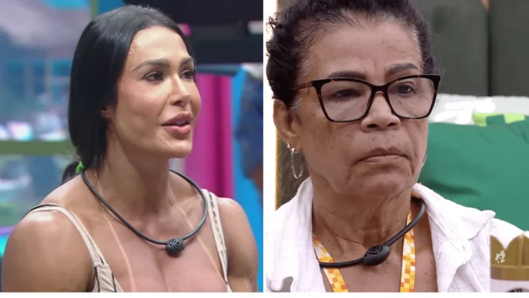BBB 25: Gracyanne entrega detalhes sobre Vilma: ‘Ela fala que está sendo perseguida’