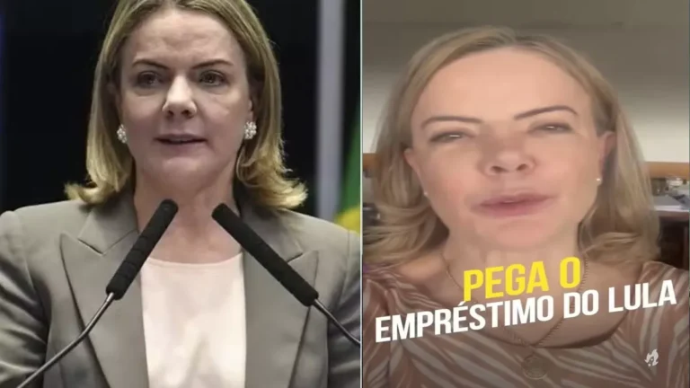 Gleisi Hoffmann sugere pegar ‘empréstimo do Lula’, sofre críticas e apaga vídeo das redes sociais