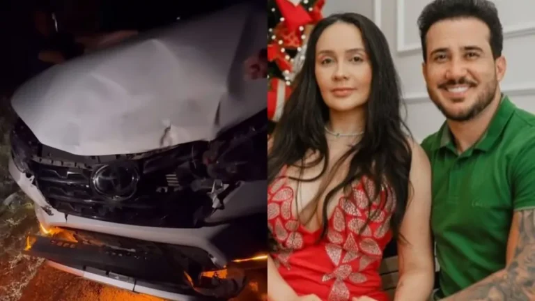Cantor da dupla sergipana Iguinho e Lulinha sofre acidente de carro; artista não ficou ferido