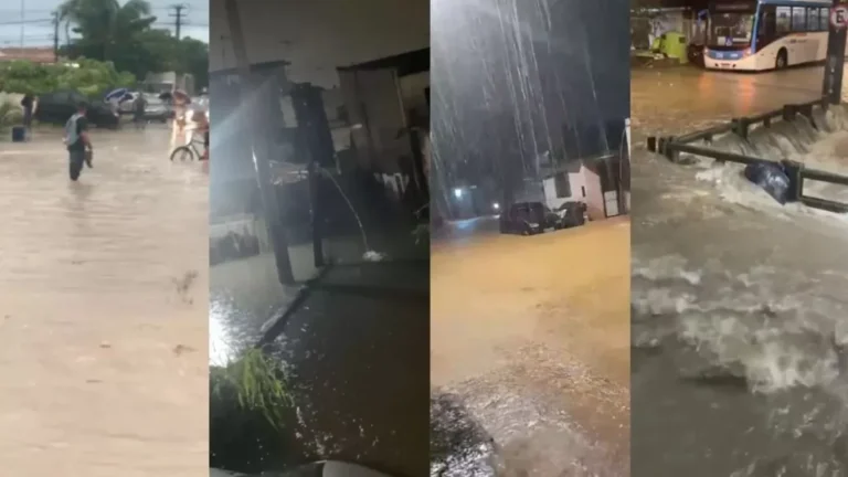Aulas e serviços públicos são suspensos no Grande Recife após fortes chuvas