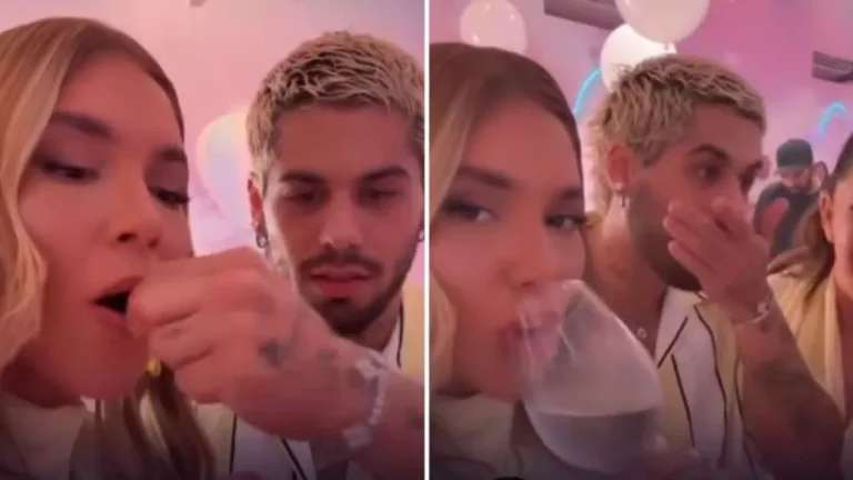 Virginia e Zé Felipe surpreendem web com gesto de intimidade na festa da filha