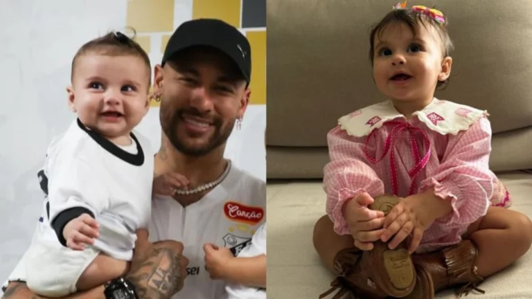 Neymar mostra filha Helena vestida de caipira: “Princesinha”