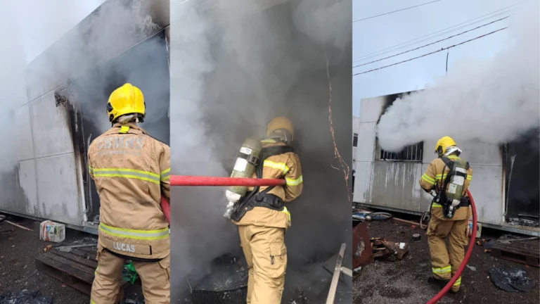 Incêndio atinge moradias de desabrigados por chuvas no Rio Grande do Sul