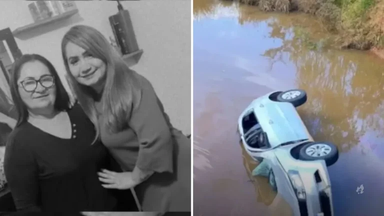 Mãe e filha perdem a vida após carro despencar de ponte e cair em rio no MS