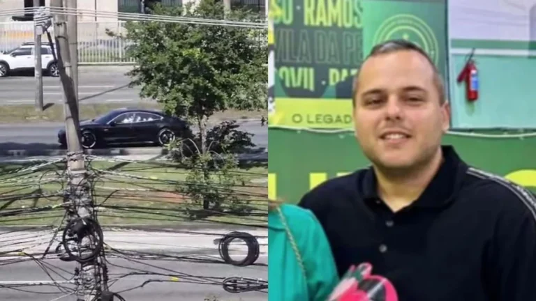 Polícia realiza perícia em carro de Vinicius Drummond e no dos criminosos