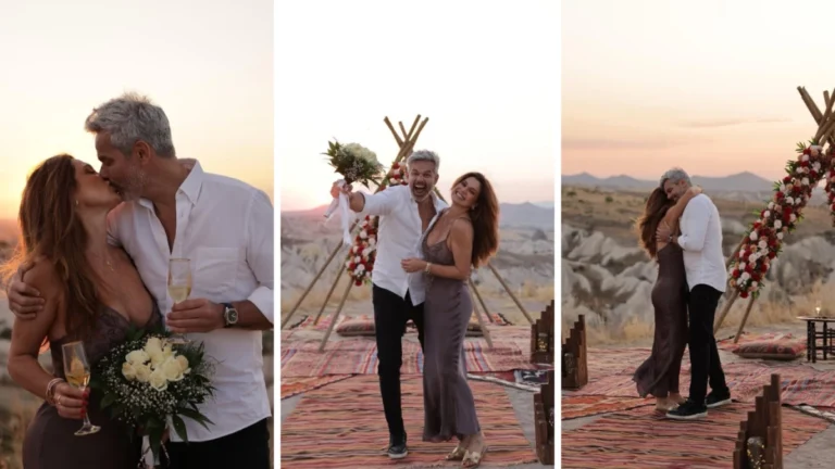 Otaviano e Flávia Alessandra renovam votos de casamento na Capadócia