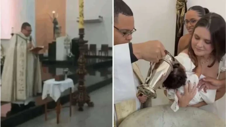 PECADO? Padre se nega a dizer nome da criança em batismo: Não é cristão