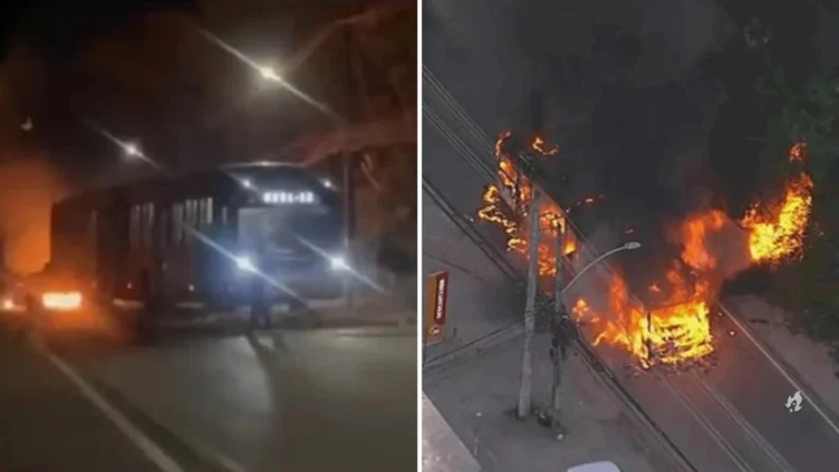 Tragédia: ônibus é incendiado com vários passageiros dentro em São Paulo