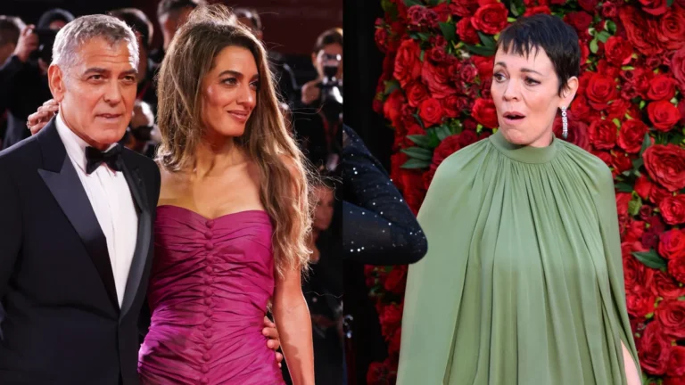 Famosas passam por perrengue ao molhar vestido no tapete vermelho em Veneza