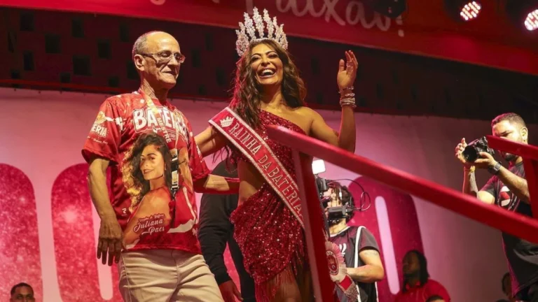 Juliana Paes é coroada rainha da Unidos do Viradouro no carnaval 2026
