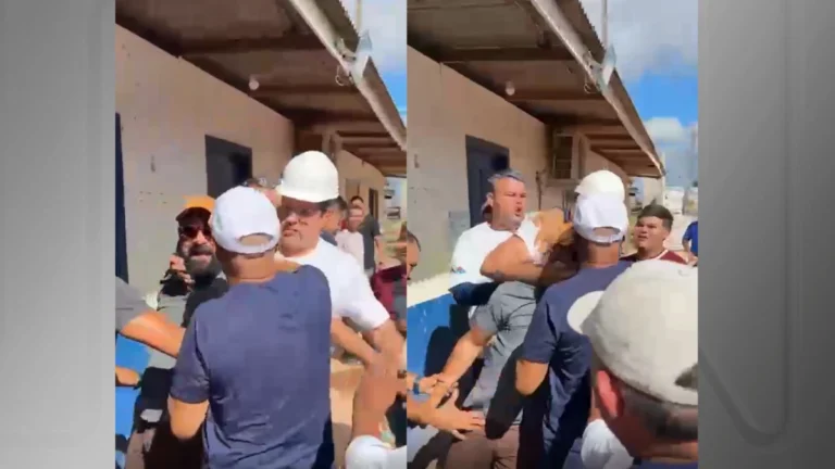 Vídeo: prefeito de Macapá agride jornalista durante vistoria em obra