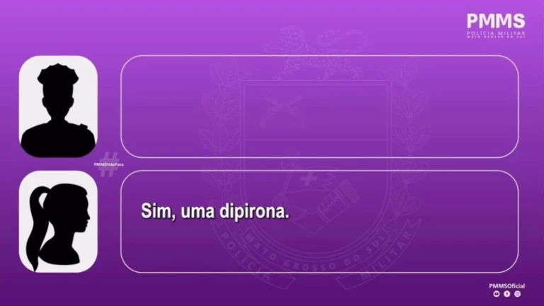 Mulher pede dipirona durante ligação com PM para denunciar agressão em MS