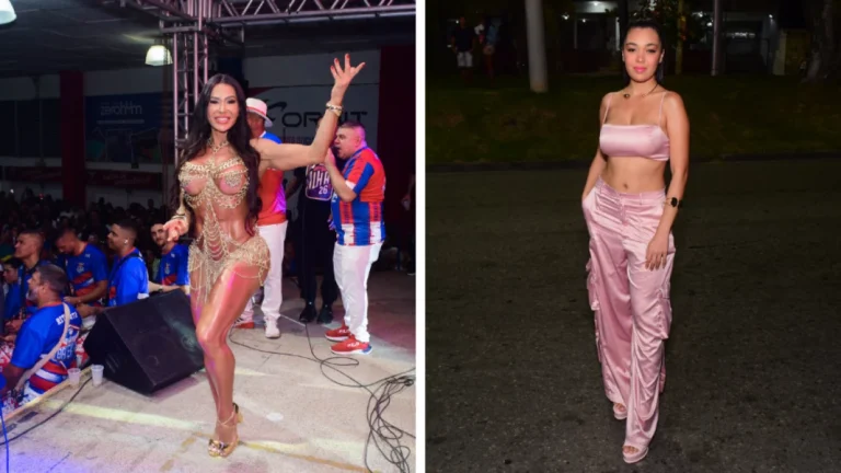 Filha de Belo vai à coroação de Gracyanne como rainha de bateria