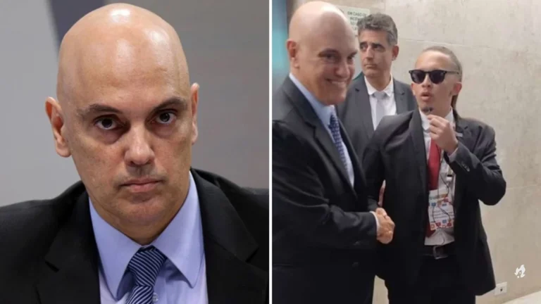 Vídeo: Alexandre de Moraes encontra influencer e faz piada: “Me defender nos EUA”
