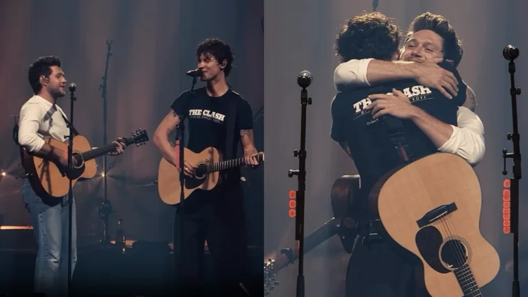 Niall Horan faz aparição surpresa em show de Shawn Mendes; veja o dueto