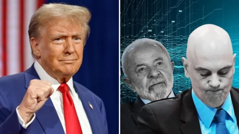 Gigantes de plataformas digitais levam a Trump dossiê contra Moraes e Lula: “Os dois são”