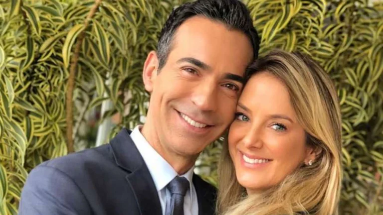 Ticiane Pinheiro celebra ida de César Tralli ao Jornal Nacional: Ápice