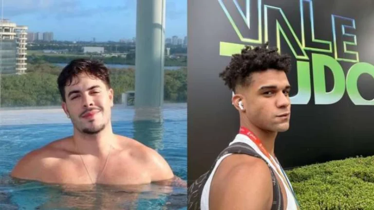 Influenciador Álvaro fala sobre beijo em Lucas Leto, o Sardinha de Vale Tudo