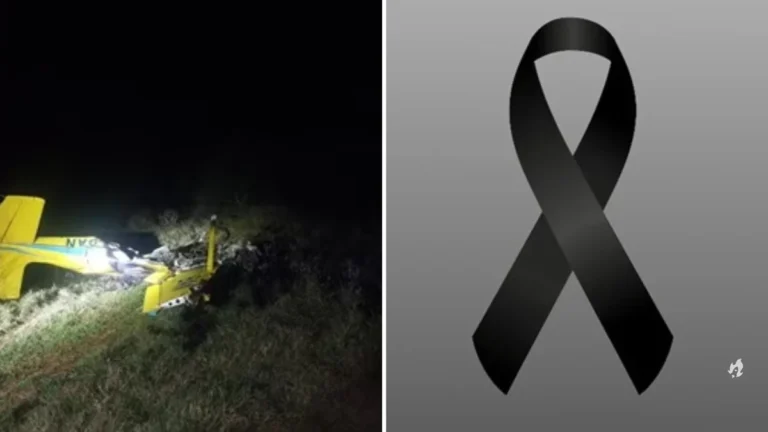 Avião cai e tira a vida de quatro pessoas em Aquidauana, no Pantanal de MS