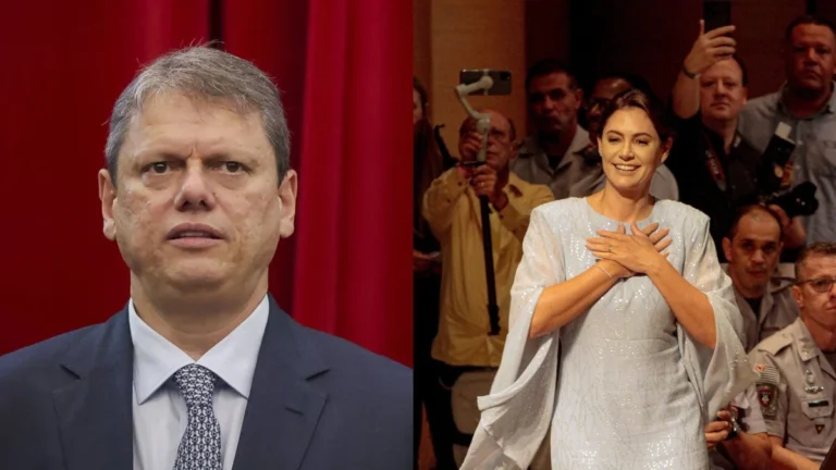 PL quer Michelle Bolsonaro e Tarcísio de Freitas no 7 de Setembro