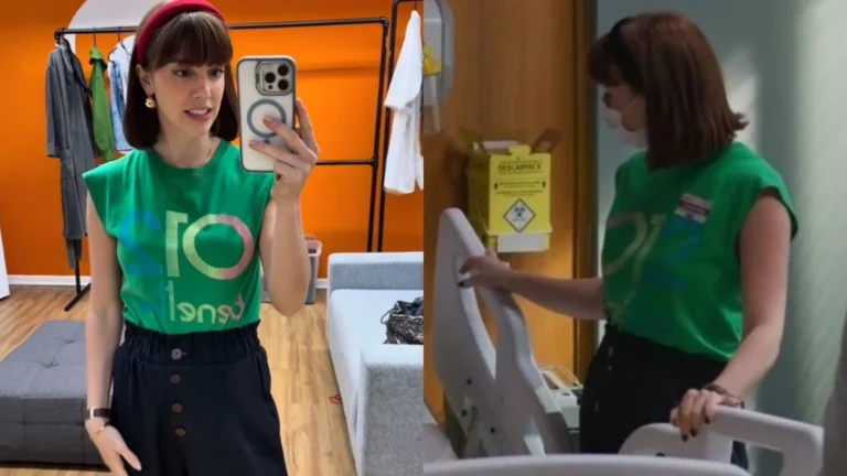 Alice Wegmann prova que cena de “Vale Tudo” sem barriga não foi erro; veja