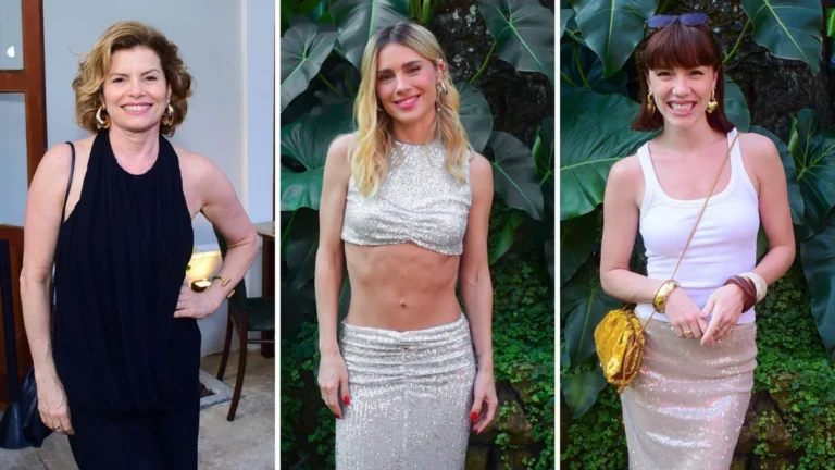 Elenco de “Vale Tudo” se reúne em festa de Carolina Dieckmmann; veja fotos