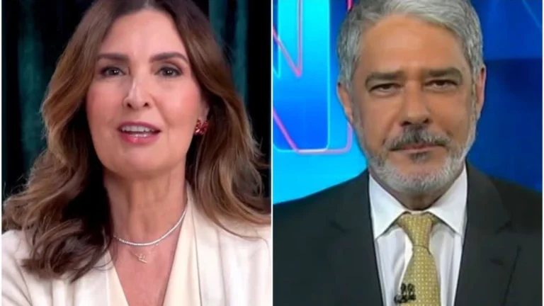 Fátima Bernardes reage após William Bonner anunciar saída do “JN”