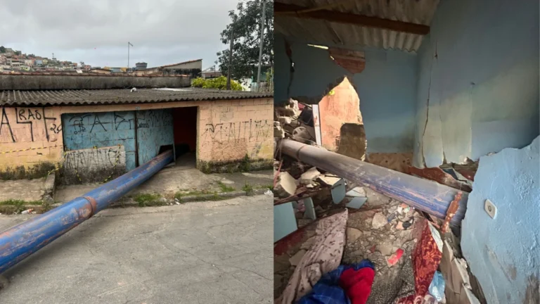 Idosa morre após queda de tubulação da Sabesp em casa na Grande SP