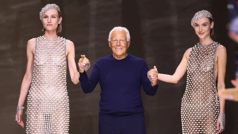 Famosos lamentam a morte de Giorgio Armani, ícone da moda