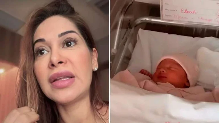 Maíra Cardi tem crise após momento desesperador com a filha recém-nascida: Apavorado