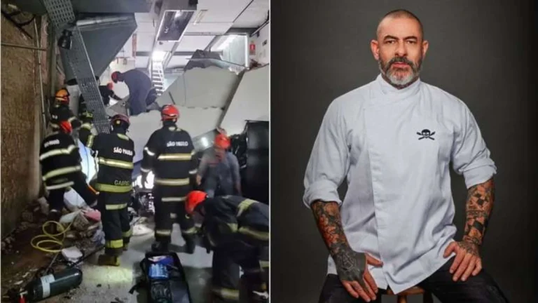 Explosão causa desabamento de teto em restaurante de Fogaça no centro de SP