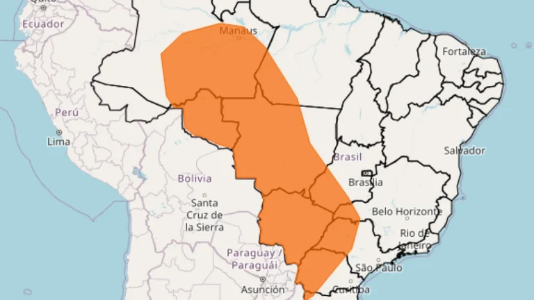 Chuvas intensas atingem parte do Brasil e Inmet emite alerta