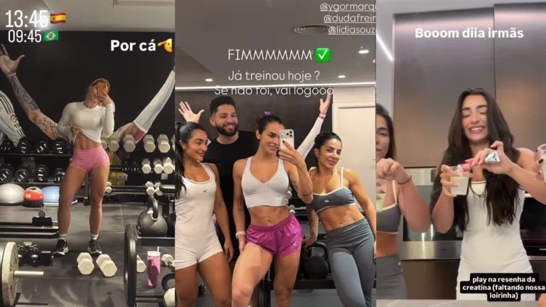 Virginia deixa de treinar com amigas após oficializar namoro com Vini Jr.
