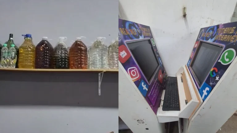 Polícia Civil apreende caça-níqueis e bebidas adulteradas em bar de SP