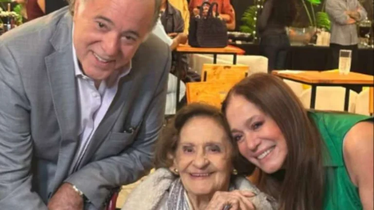 Susana Vieira e Tony Ramos reencontram Laura Cardoso nos Estúdios Globo: Atriz fantástica
