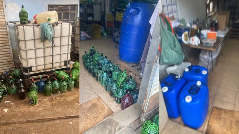 Fábrica clandestina de bebidas alcoólicas é fechada em SP