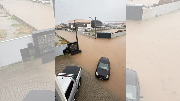 Temporal deixa ao menos 100 pessoas desalojadas no nordeste de SC