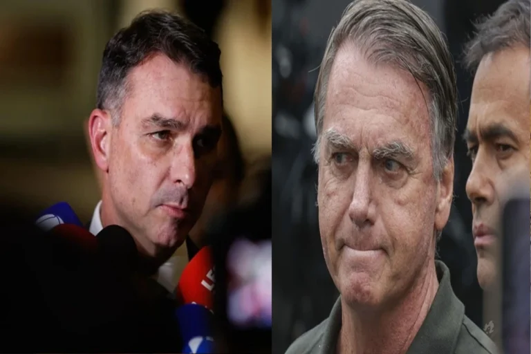 Flávio convoca vigília na frente do condomínio de Bolsonaro