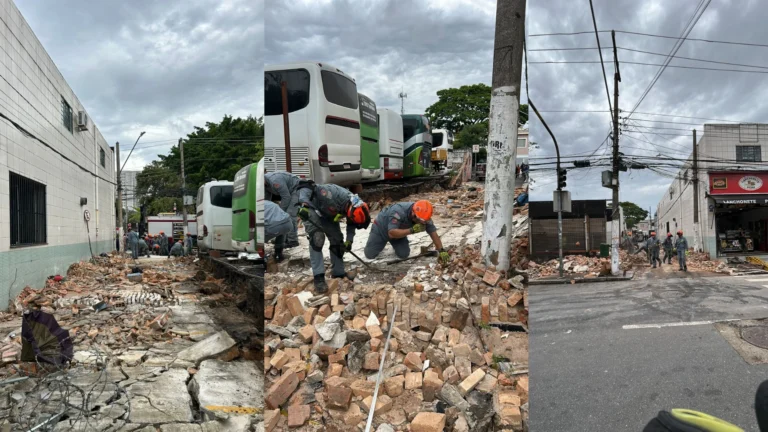 Três pessoas morrem após ônibus derrubar muro no Brás, em SP